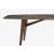 Abrey W118.1-inch Ceramic/Wood Customizable Elliptical Dining Table