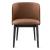 Abrey Fabric/Wood Customizable Dining Armchair
