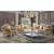 Picardy Wood/PU Living Room Set