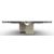 Twins Metal/Ceramic Rectangular Extendable Dining Table w/Rounded Corners