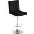 Joel Velvet Adjustable Stool with Chrome Base