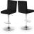 Joel Velvet Adjustable Stool with Chrome Base