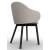 Holly Fab Bouclé Fabric/Wood Dining Armchair