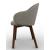 Holly Fab Upholstery/Wood Dining Armchair