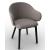 Holly Fab Bouclé Fabric/Wood Dining Armchair