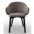 Holly Fab Bouclé Fabric/Wood Dining Armchair
