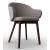 Holly Fab Bouclé Fabric/Wood Dining Armchair