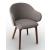 Holly Fab Upholstery/Wood Dining Armchair