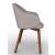 Holly Fab Upholstery/Wood Dining Armchair