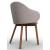 Holly Fab Bouclé Fabric/Wood Dining Armchair