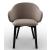 Holly Fab Upholstery/Wood Dining Armchair