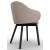 Holly Fab Venice Fabric/Wood Dining Armchair