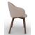 Holly Fab Venice Fabric/Wood Dining Armchair