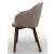 Holly Fab Venice Fabric/Wood Dining Armchair