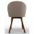 Holly Fab Upholstery/Wood Dining Armchair
