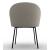 Holly Fab Upholstery/Metal Dining Armchair