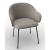 Holly Fab Upholstery/Metal Dining Armchair