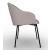 Holly Fab Bouclé Fabric/Metal Dining Armchair
