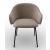 Holly Fab Venice Fabric/Metal Dining Armchair