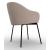 Holly Fab Upholstery/Metal Dining Armchair