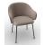 Holly Fab Venice Fabric/Metal Dining Armchair