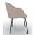 Holly Fab Venice Fabric/Metal Dining Armchair