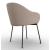 Holly Fab Venice Fabric/Metal Dining Armchair