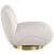 Geneva Boucle Fabric Swivel Accent Chair