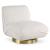 Geneva Boucle Fabric Swivel Accent Chair