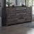 Juniper Wood Double Dresser w/6 Drawers