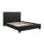 Lorenzi Leatherette Platform Bed