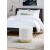 Joy Faux Fur Ottoman/Stool