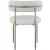 Beacon Faux Leather & Boucle Fabric Dining Chair with Metal Frame