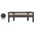 Athena Boucle Fabric Bench