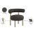 Bordeaux Boucle Fabric Accent Chair
