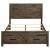 Woodmont Wood Storage Panel Bed, California King Size