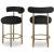 Bordeaux Boucle Fabric Stool