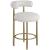 Bordeaux Boucle Fabric Stool