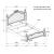 Heidi Velvet/Wood Poster Bed