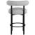 Bordeaux Boucle Fabric Stool