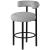 Bordeaux Boucle Fabric Stool