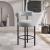 Bordeaux Boucle Fabric Stool