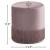 Teddy Velvet Ottoman/Stool