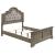 Manchester Fabric/Wood Panel Bed, Eastern King Size