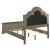 Manchester Fabric/Wood Panel Bed, Eastern King Size