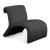 Mulberry Boucle Fabric Accent Chair