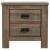 Frederick 3D Paper Veneer Nightstand w/2 Drawers