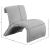 Mulberry Boucle Fabric Accent Chair