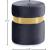 Hailey Velvet Ottoman/Stool with Stainless Steel Band