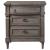Alderwood Velvet/Wood Panel Bedroom Set